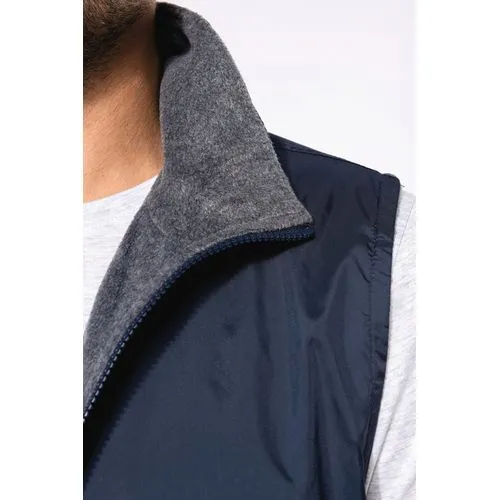 Bodywarmer doublé polaire unisexe