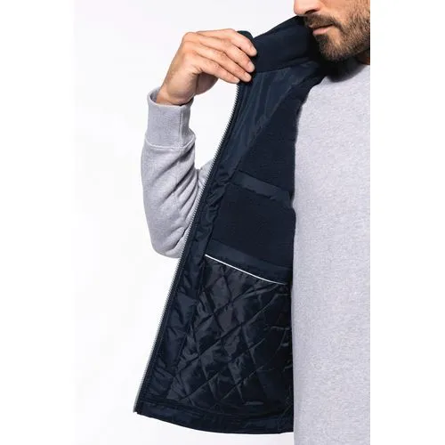 Bodywarmer doublé polaire homme