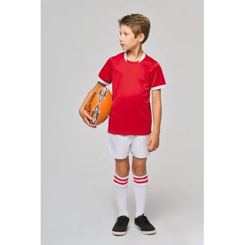 Maillot de rugby manches courtes enfant