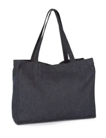 Grand sac shopping denim