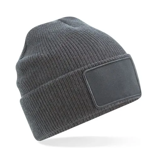 Bonnet Thinsulate™ avec patch amovible graphite 1 Bonnet Thinsulate™ avec patch amovible