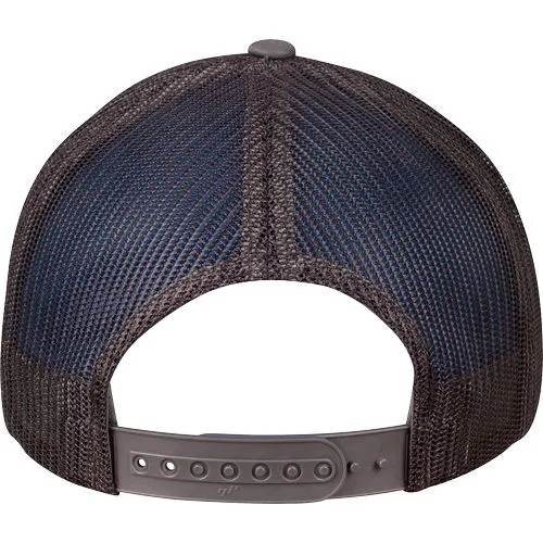 Casquette retro trucker gris foncé 5 Casquette retro trucker