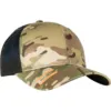 Casquette retro trucker multicam camouflage vert militaire 3 Casquette retro trucker multicam