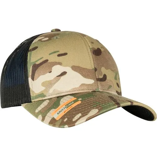 Casquette retro trucker multicam camouflage vert militaire 3 Casquette retro trucker multicam