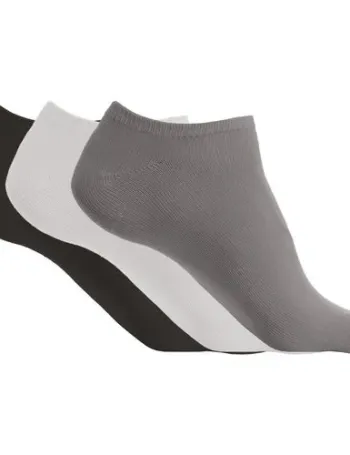 Socquettes microfibre unisexe - pack de 3 paires
