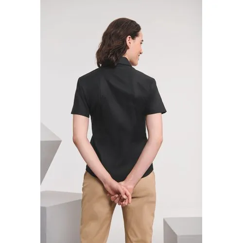 Chemise femme manches courtes Oxford 2 Chemise femme manches courtes Oxford