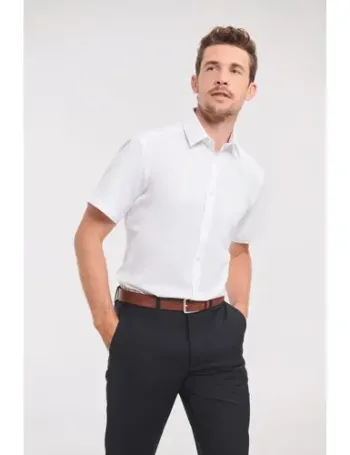 Chemise homme manche courtes à chevrons