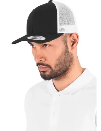 Casquette retro trucker bicolore 1 Casquette retro trucker bicolore