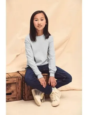 T-shirt enfant manches longues Valueweight (61-007-0)