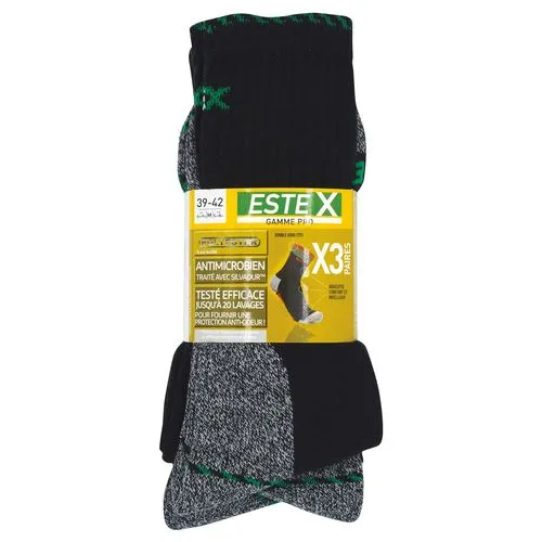 Lot de 3 paires de chaussettes SAFETY WORK 2 Lot de 3 paires de chaussettes SAFETY WORK