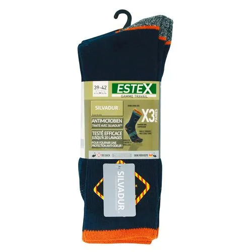 Lot de 3 paires de chaussettes NO COMPRIM 2 Lot de 3 paires de chaussettes NO COMPRIM