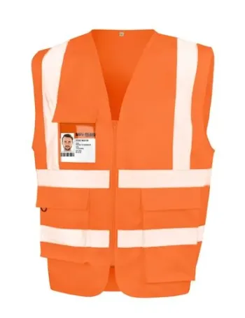 Gilet de sécurité zippé