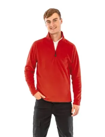 Micropolaire recyclée col zippé