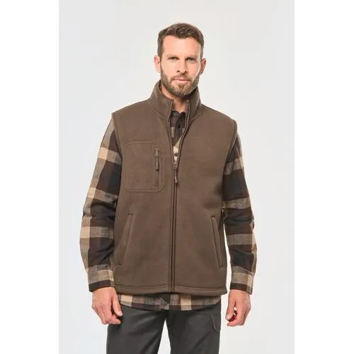 Bodywarmer polaire avec intérieur sherpa unisexe 2 Bodywarmer polaire avec intérieur sherpa unisexe