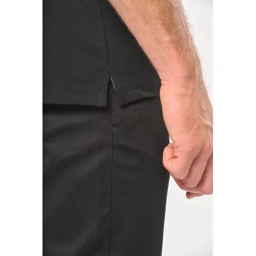 Polo bicolore écoresponsable manches courtes unisexe