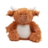 Peluche zippée vache 1 Peluche zippée vache