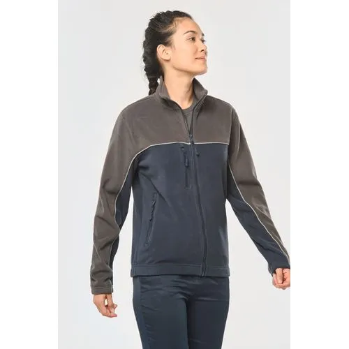 Veste micropolaire bicolore écoresponsable unisexe