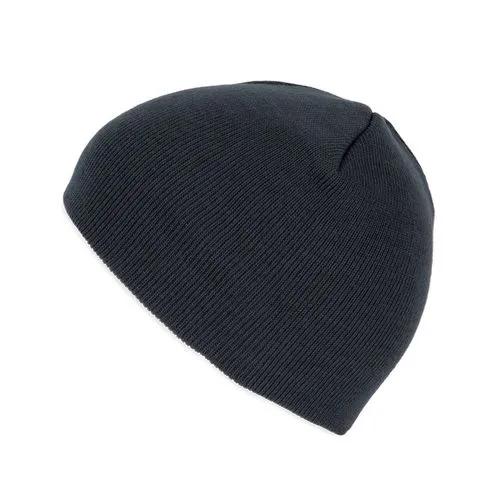 Bonnet à maille fine bleu marine 2 Bonnet à maille fine