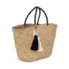 Panier shopping en paille 3 Panier shopping en paille