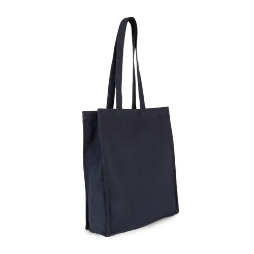 Sac shopping rectangulaire K-loop bleu marine 2 Sac shopping rectangulaire K-loop