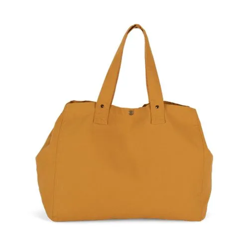 Sac de shopping en coton délavé jaune doré délavé 2 Sac de shopping en coton délavé