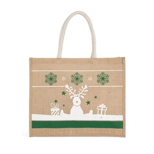 Sac shopping avec motifs de Noël