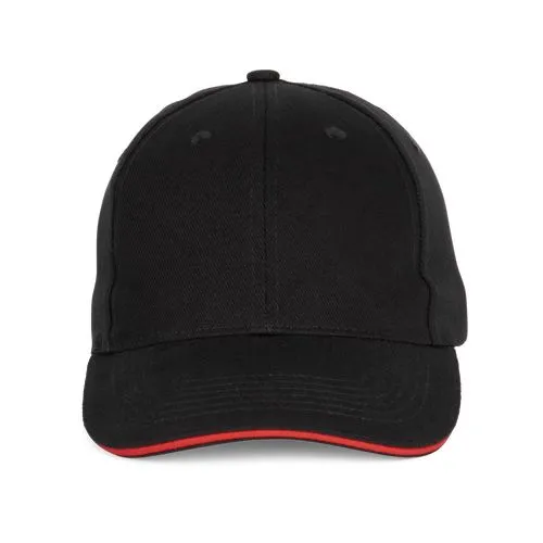 Casquette Baseball avec sandwich - 6 panneaux