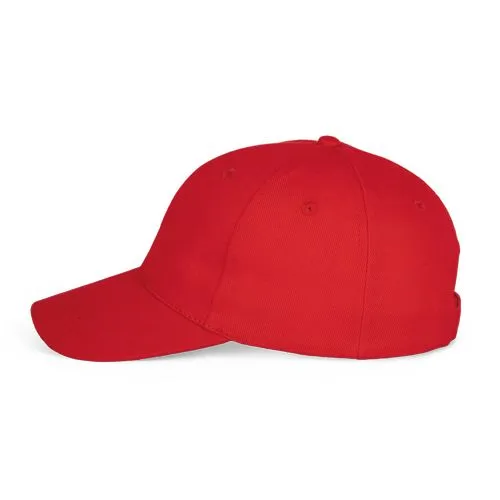Casquette Baseball – 6 panneaux rouge 2 Casquette Baseball - 6 panneaux