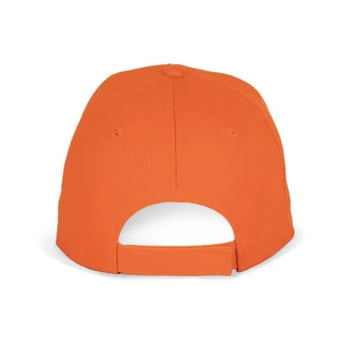 Casquette Baseball – 6 panneaux orange 3 Casquette Baseball - 6 panneaux