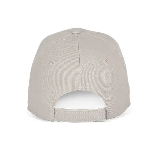 Casquette Baseball – 6 panneaux gris clair 3 Casquette Baseball - 6 panneaux