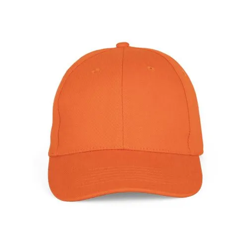Casquette Baseball – 6 panneaux orange 1 Casquette Baseball - 6 panneaux
