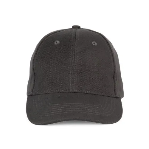 Casquette Baseball – 6 panneaux gris foncé 1 Casquette Baseball - 6 panneaux