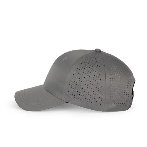 Casquette microperforée – 6 panneaux gris orage 2 Casquette microperforée - 6 panneaux