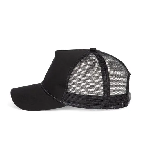 Casquette trucker – 5 panneaux noir 2 Casquette trucker - 5 panneaux