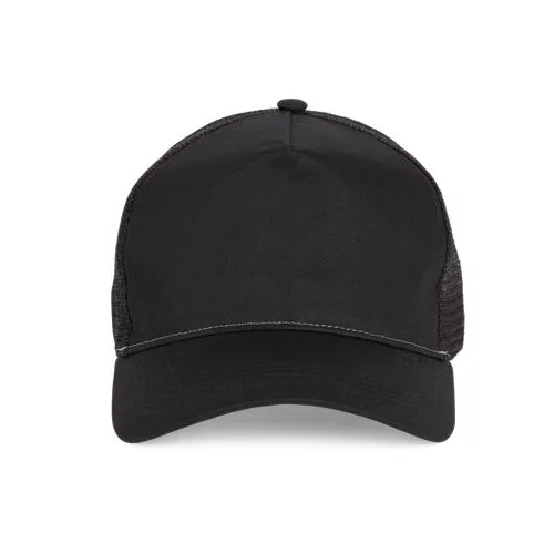 Casquette trucker – 5 panneaux noir 1 Casquette trucker - 5 panneaux