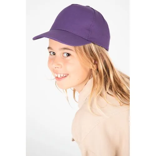 Casquette enfant en coton - 5 panneaux