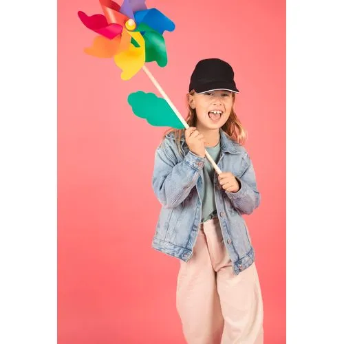 Casquette enfant avec sandwich contrasté – 5 panneaux 4 Casquette enfant avec sandwich contrasté - 5 panneaux