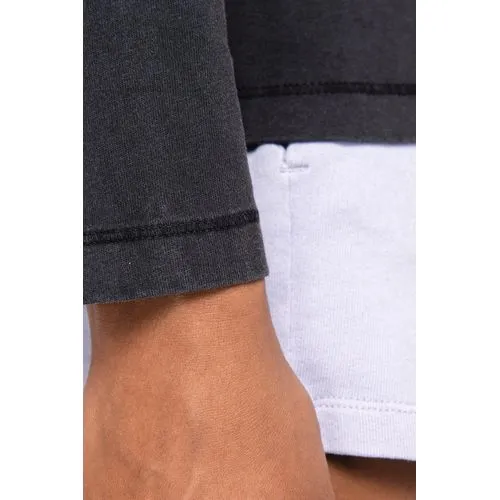 T-shirt écoresponsable raglan manches longues femme