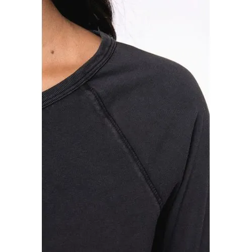 T-shirt écoresponsable raglan manches longues femme