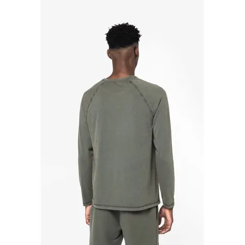 T-shirt écoresponsable raglan manches longues homme