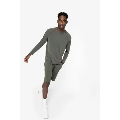 T-shirt écoresponsable raglan manches longues homme