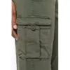 Pantalon cargo écoresponsable délavé femme