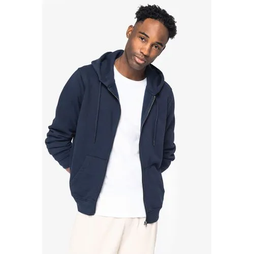 Sweat-shirt écoresponsable zippé à capuche unisexe