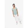 T-shirt écoresponsable col V femme