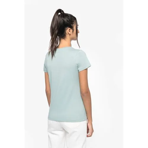 T-shirt écoresponsable col V femme