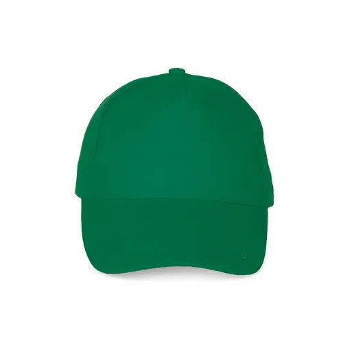 Casquette coton épais – 5 panneaux k-up vert kelly 260 g/m² coton taille unique 1 Casquette coton épais - 5 panneaux