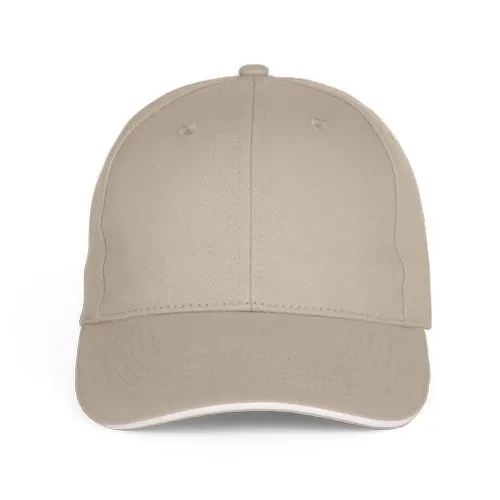 Casquette Baseball avec sandwich - 6 panneaux