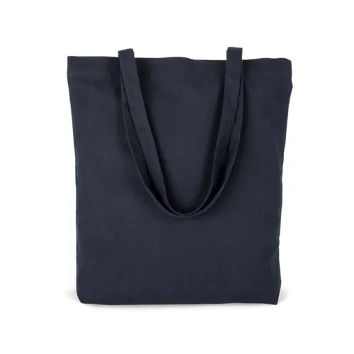 Sac cabas en coton “K-loop project” recyclé bleu marine 1 Sac cabas en coton "K-loop project" recyclé