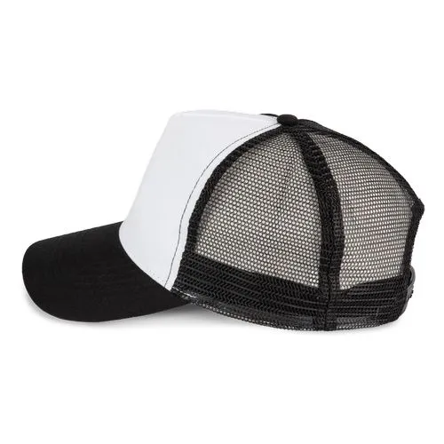 Casquette trucker – 5 panneaux blanc 2 Casquette trucker - 5 panneaux