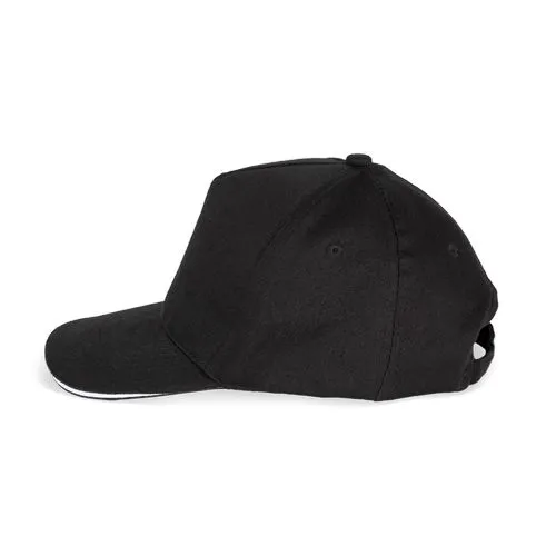 Casquette enfant avec sandwich contrasté - 5 panneaux